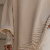 Lucija – Oversize Poncho-Sweater – Den Perfekte Kombination Af Trend Og Komfort