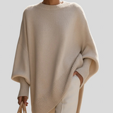 Lucija – Oversize Poncho-Sweater – Den Perfekte Kombination Af Trend Og Komfort