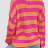 Stribet sweater