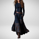 Azucena | Maxikjole i øko-læder med bælte