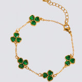 Lykkekløver armbånd