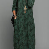 Kaja | Afslappet vinterkjole med rund hals