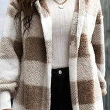 Alberte | Rutete Hættetrøje