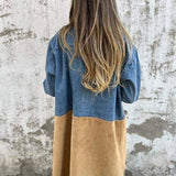 Alberte | Tofarvet denimfrakke