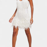 Bodil | Mini Fjerkjole