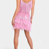 Bodil | Mini Fjerkjole