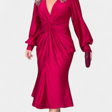 Bodil | Tidløs V-halskjole