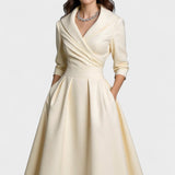 Lina | Satin Midi Kjole