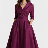 Lina | Satin Midi Kjole
