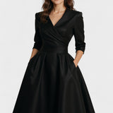 Lina | Satin Midi Kjole