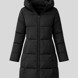 Valentina – Lang Dunjakke Med Hætte