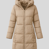Valentina – Lang Dunjakke Med Hætte