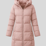 Valentina – Lang Dunjakke Med Hætte
