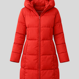 Valentina – Lang Dunjakke Med Hætte