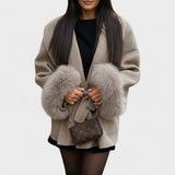 Dagmar™ | Elegant frakke med økopels