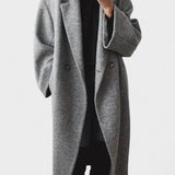 Ditte™ | Lang uldfrakke i tidløst design