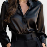 Ellen | Satinskjorte