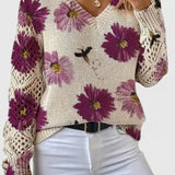 Emilie | Blomstret cardigan