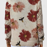 Emilie | Blomstret cardigan