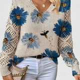 Emilie | Blomstret cardigan