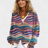 Fran™ | Livlig cardigan med knapper