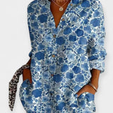 Frida | Blomsterprint skjorte