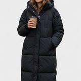 Gabriela™ | Pelsjakke med hætte 