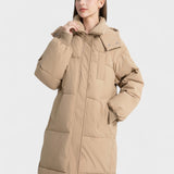 Gabriela™ | Pelsjakke med hætte 