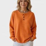 Helle™ | Vaffelstrikket Hyggetrøje