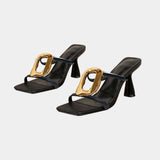 Katrine | Metalisk Højhæle