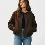 Katrine™ | Kort bomberjakke