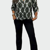 Lene | Grafisk Ivy-bluse