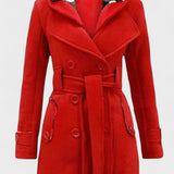 Leona™ | Elegant dobbeltradet frakke