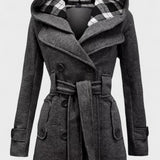 Leona™ | Elegant dobbeltradet frakke