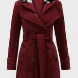 Leona™ | Elegant dobbeltradet frakke