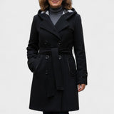 Leona™ | Elegant dobbeltradet frakke