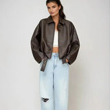 Louise | Vegansk Læderjakke