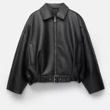 Louise | Vegansk Læderjakke