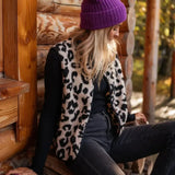 Maja | Leopardmønstret vest