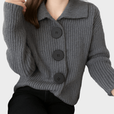 Malene | kulgrå cardigan