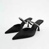 Mette | Strass højhæle