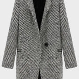 Oliven™ | Premium Lang Uldfrakke 