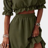 Olivia | Off-shoulder sæt