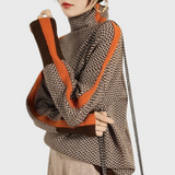 Zlatka – Luksuriøs Sildebensstrikket Rullekravetrøje