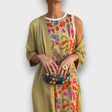 Signe | Blomstret langkjole