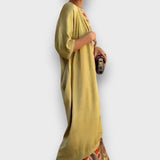 Signe | Blomstret langkjole