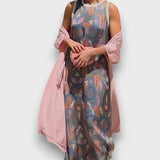 Signe | Blomstret langkjole