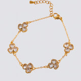 Lykkekløver armbånd