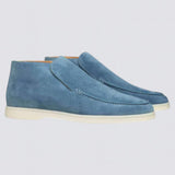 High Suede Loafers