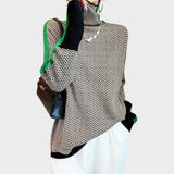 Zlatka – Luksuriøs Sildebensstrikket Rullekravetrøje